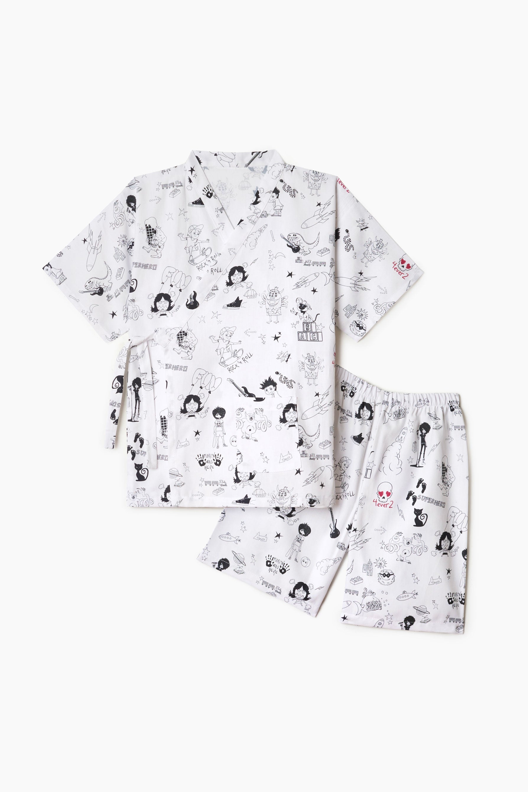 Jinbei niño en algodon impreso de Forever 2
